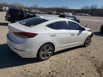 2018 Hyundai Elantra Sel White vin: 5NPD84LF0JH216307