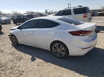 2018 Hyundai Elantra Sel White vin: 5NPD84LF0JH216307