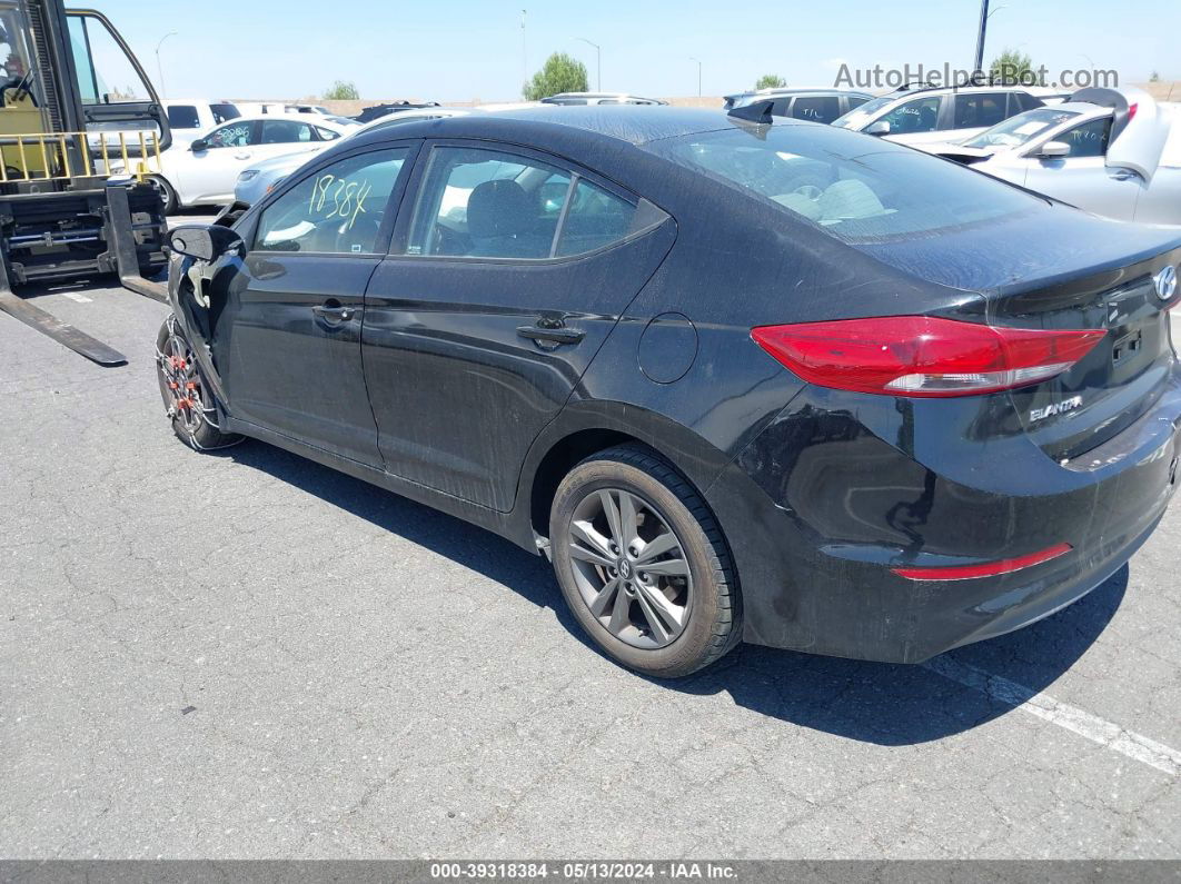 2018 Hyundai Elantra Sel Black vin: 5NPD84LF0JH226447