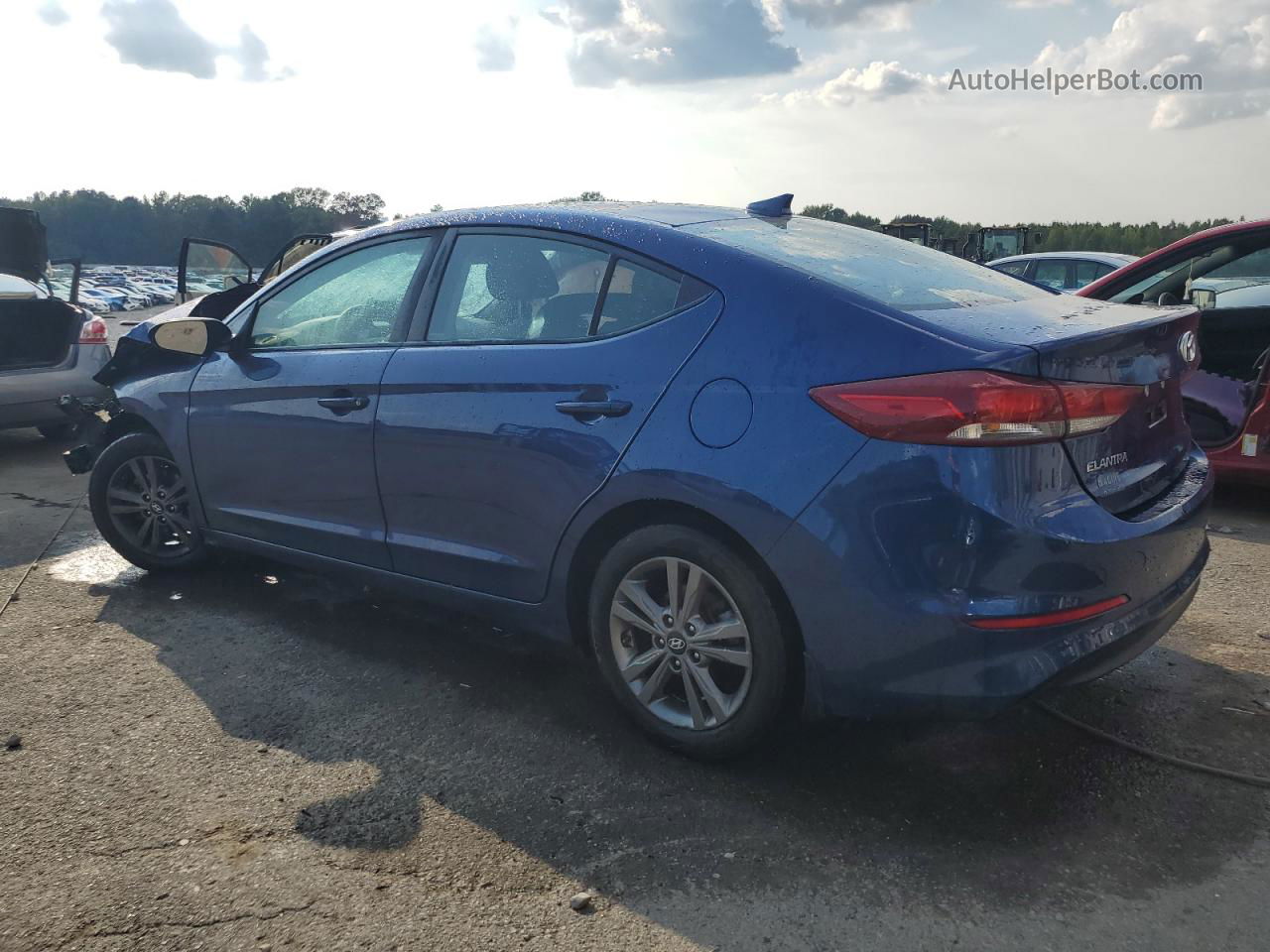 2018 Hyundai Elantra Sel Blue vin: 5NPD84LF0JH251736