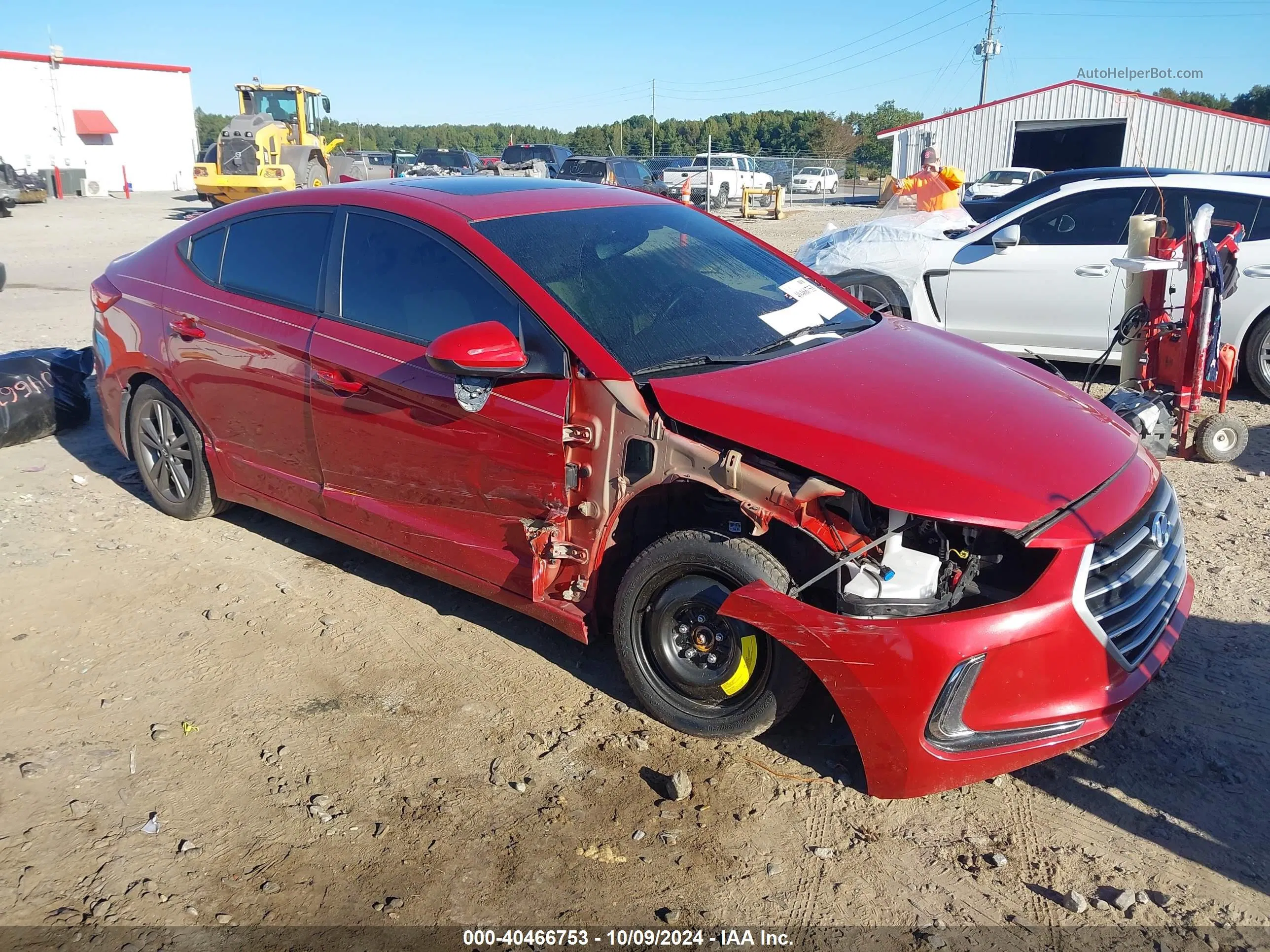 2018 Hyundai Elantra Value Edition Red vin: 5NPD84LF0JH254572