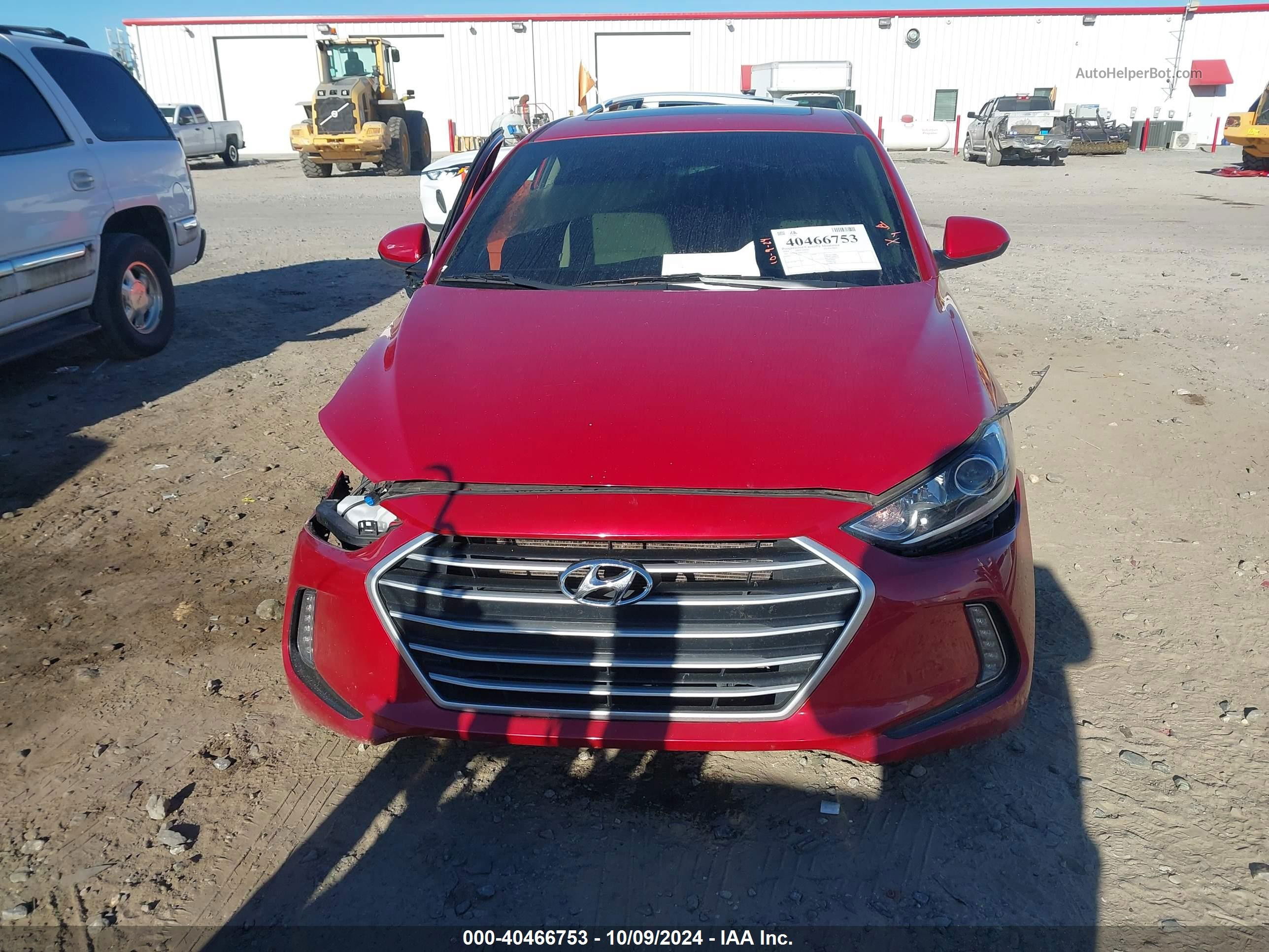 2018 Hyundai Elantra Value Edition Red vin: 5NPD84LF0JH254572