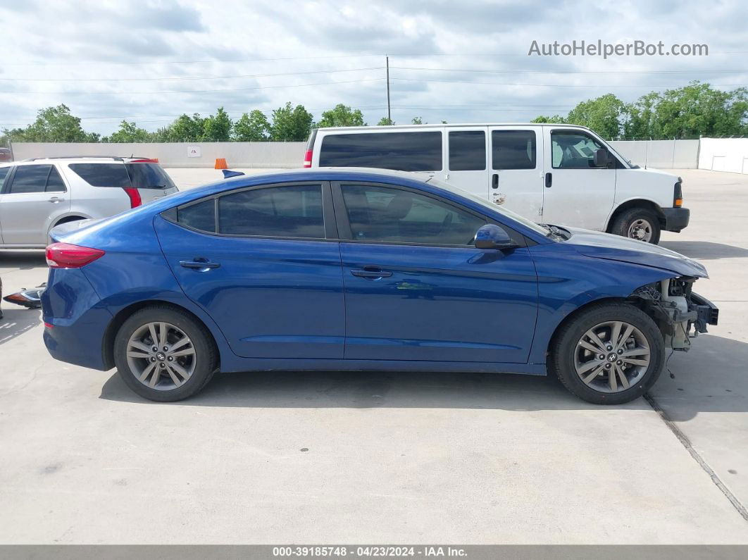 2018 Hyundai Elantra Value Edition Blue vin: 5NPD84LF0JH259268