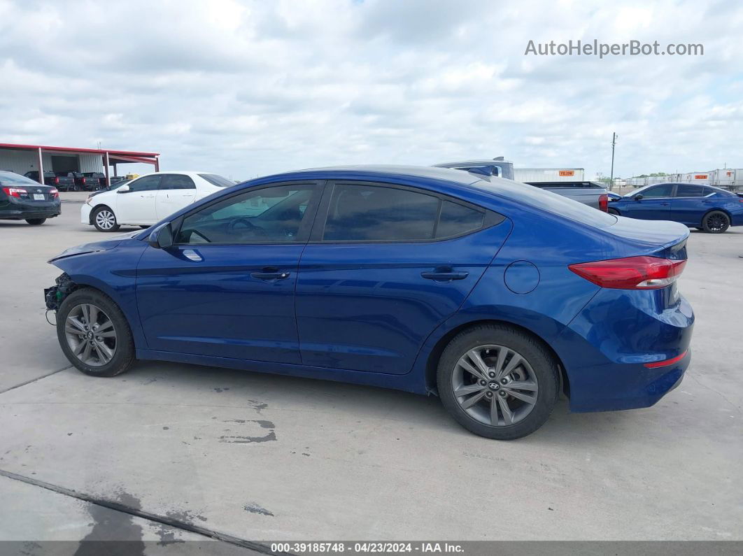 2018 Hyundai Elantra Value Edition Blue vin: 5NPD84LF0JH259268