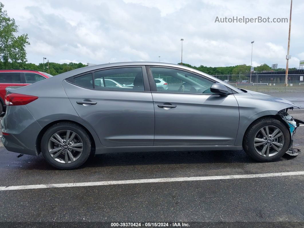 2018 Hyundai Elantra Value Edition Gray vin: 5NPD84LF0JH260839