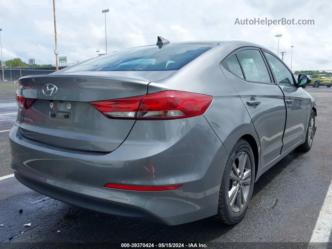 2018 Hyundai Elantra Value Edition Gray vin: 5NPD84LF0JH260839