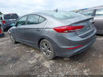 2018 Hyundai Elantra Sel Gray vin: 5NPD84LF0JH273266