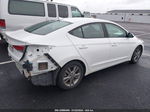 2018 Hyundai Elantra Sel White vin: 5NPD84LF0JH290004