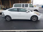 2018 Hyundai Elantra Sel White vin: 5NPD84LF0JH290004