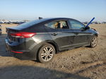 2018 Hyundai Elantra Sel Черный vin: 5NPD84LF0JH303849