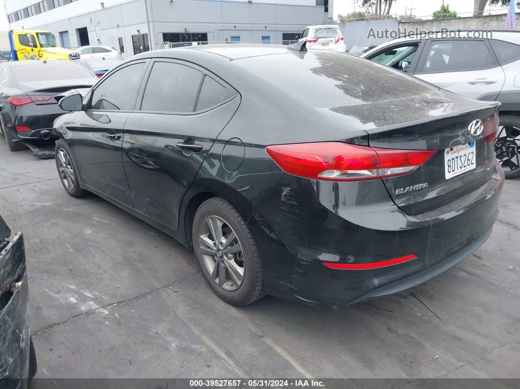 2018 Hyundai Elantra Value Edition Black vin: 5NPD84LF0JH329495