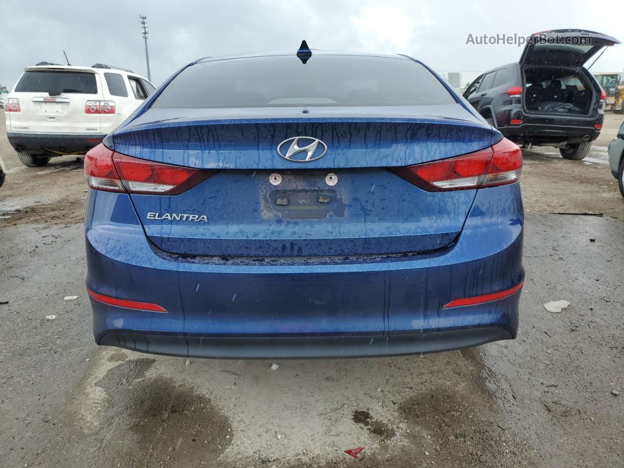 2018 Hyundai Elantra Sel Blue vin: 5NPD84LF0JH330520
