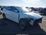 2018 Hyundai Elantra Sel White vin: 5NPD84LF0JH333871