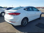 2018 Hyundai Elantra Sel White vin: 5NPD84LF0JH333871