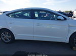 2018 Hyundai Elantra Sel White vin: 5NPD84LF0JH333871