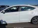 2018 Hyundai Elantra Sel White vin: 5NPD84LF0JH333871