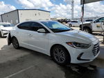 2018 Hyundai Elantra Sel White vin: 5NPD84LF0JH357491