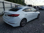 2018 Hyundai Elantra Sel White vin: 5NPD84LF0JH379488