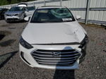 2018 Hyundai Elantra Sel White vin: 5NPD84LF0JH379488