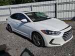 2018 Hyundai Elantra Sel White vin: 5NPD84LF0JH379488