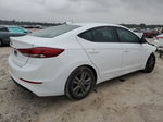 2018 Hyundai Elantra Sel White vin: 5NPD84LF0JH384688