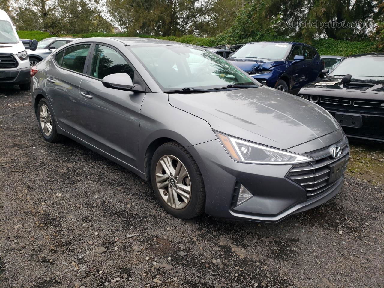 2019 Hyundai Elantra Sel Charcoal vin: 5NPD84LF0KH423488