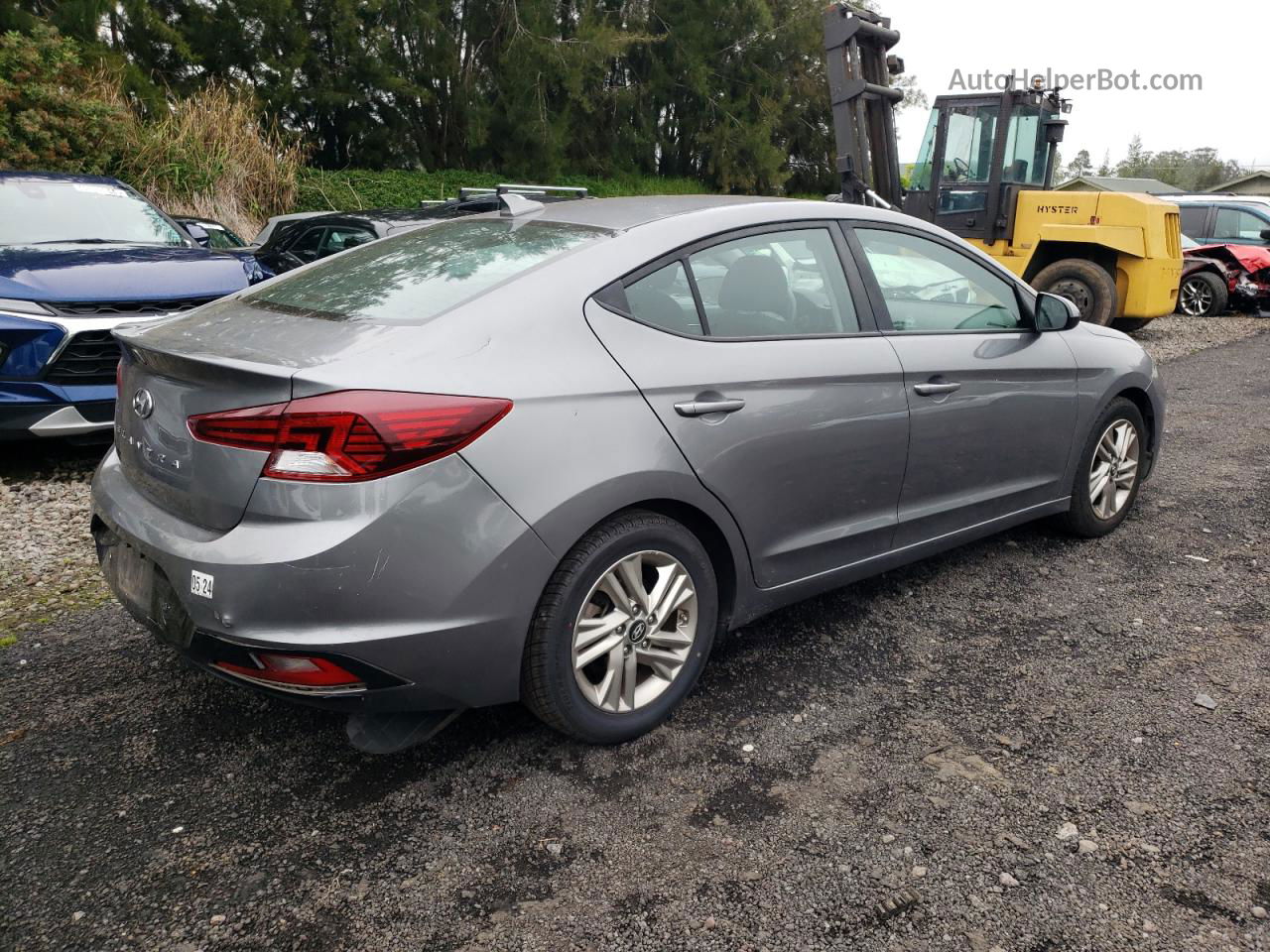 2019 Hyundai Elantra Sel Charcoal vin: 5NPD84LF0KH423488