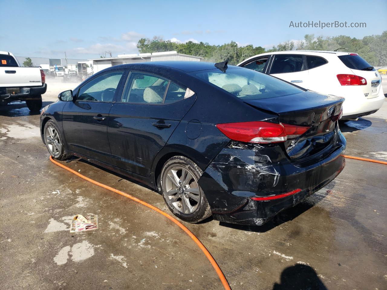 2017 Hyundai Elantra Se Black vin: 5NPD84LF1HH000816