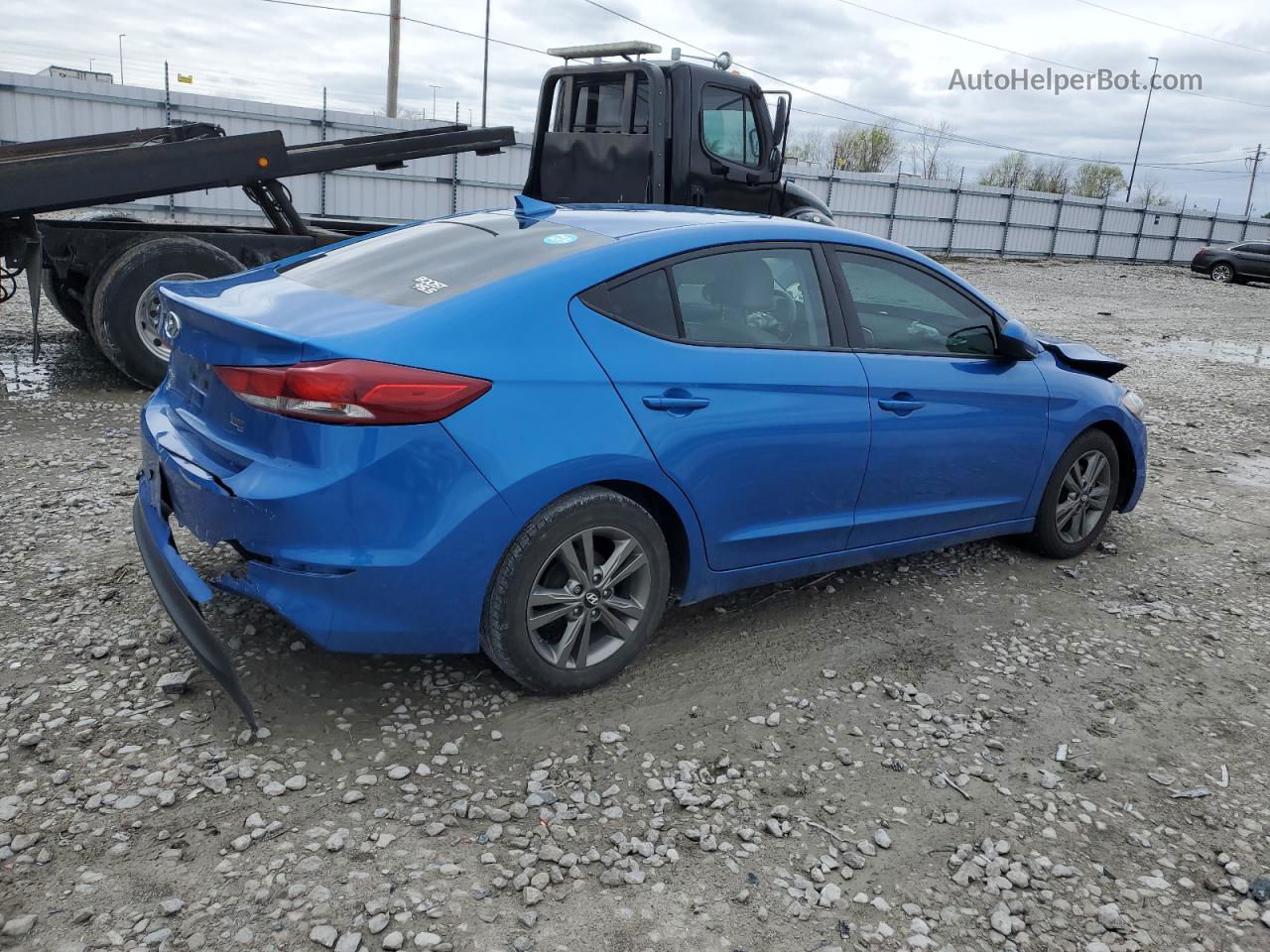 2017 Hyundai Elantra Se Blue vin: 5NPD84LF1HH009645