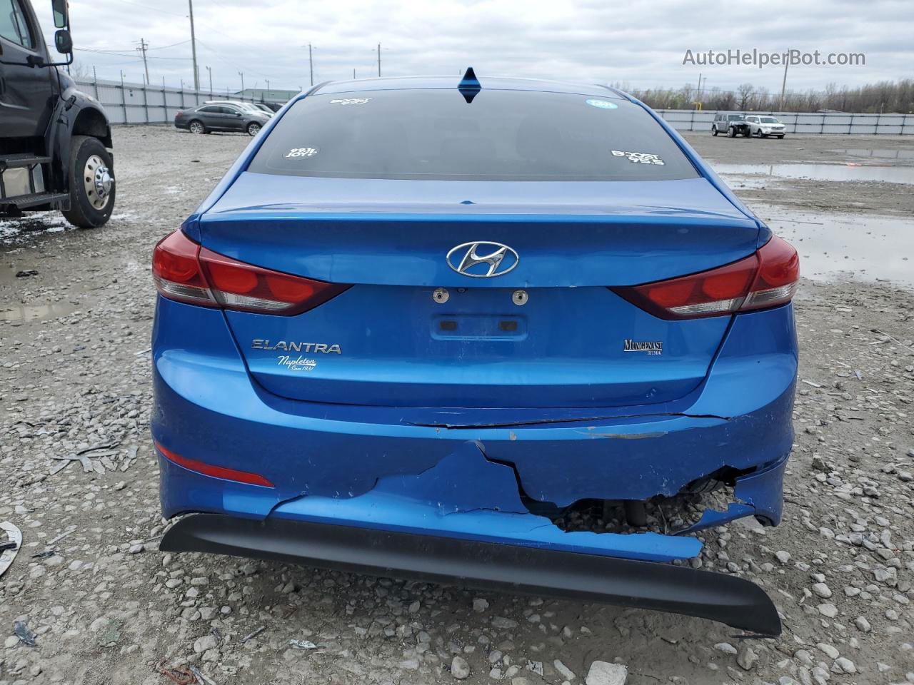 2017 Hyundai Elantra Se Blue vin: 5NPD84LF1HH009645