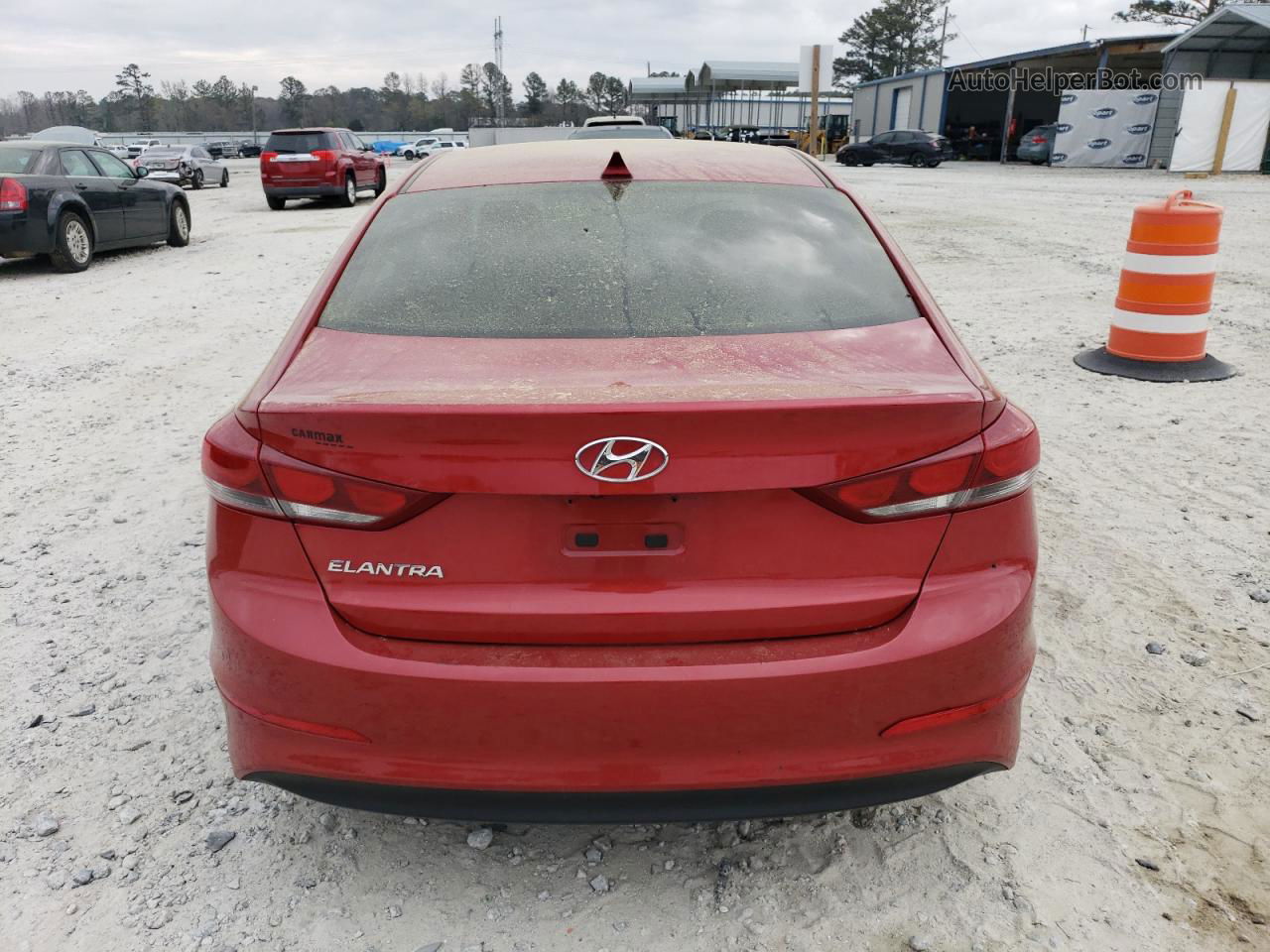 2017 Hyundai Elantra Se Red vin: 5NPD84LF1HH010956