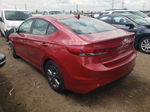 2017 Hyundai Elantra Se Red vin: 5NPD84LF1HH028406