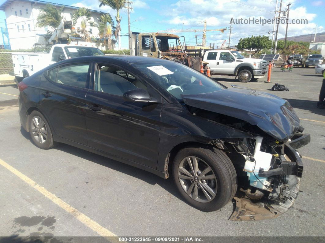 2017 Hyundai Elantra Se Черный vin: 5NPD84LF1HH038269