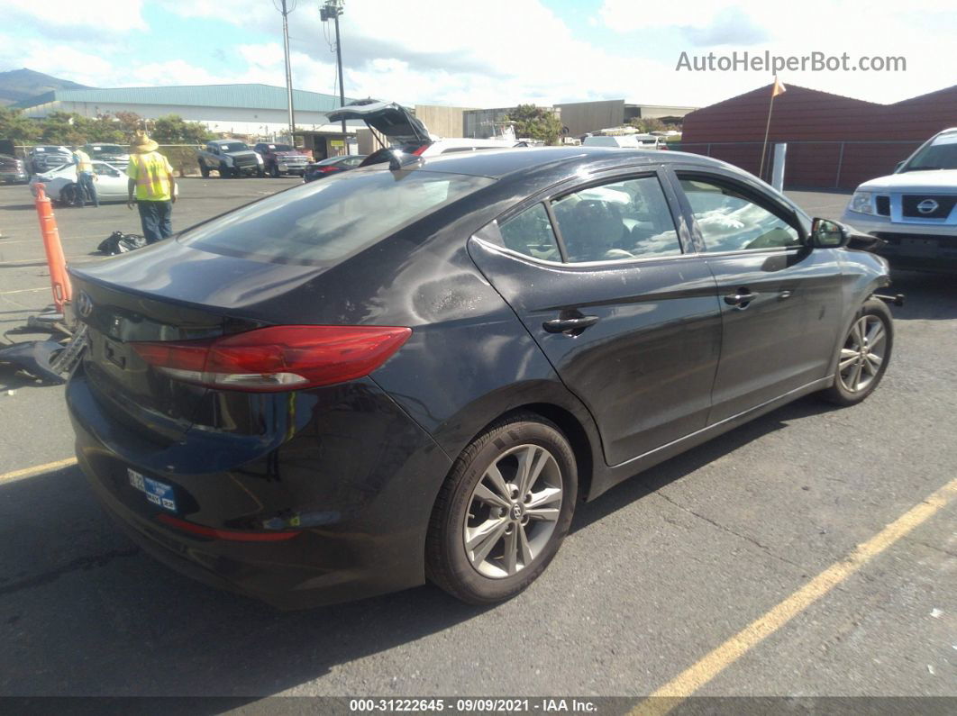 2017 Hyundai Elantra Se Черный vin: 5NPD84LF1HH038269