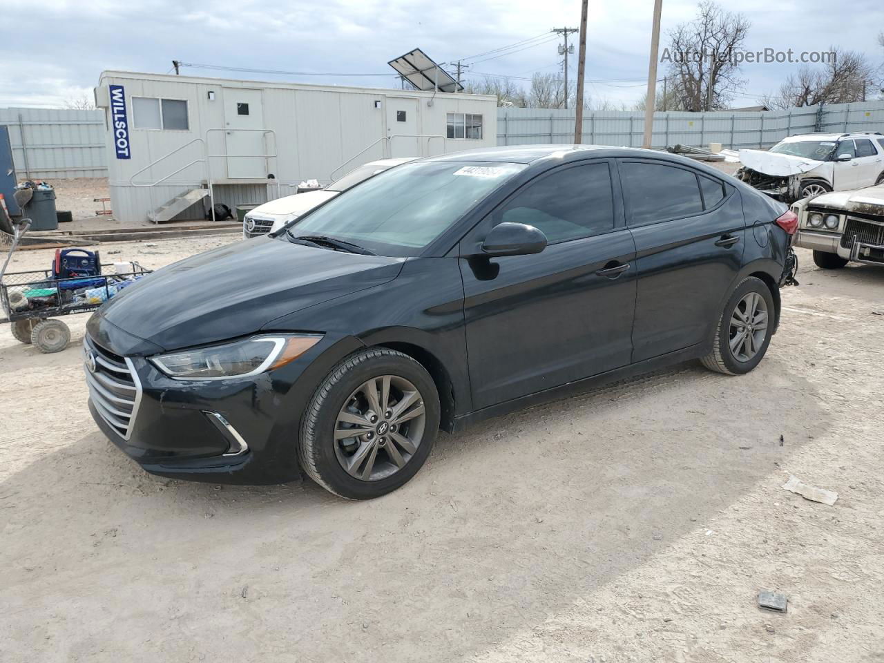 2017 Hyundai Elantra Se Black vin: 5NPD84LF1HH042354