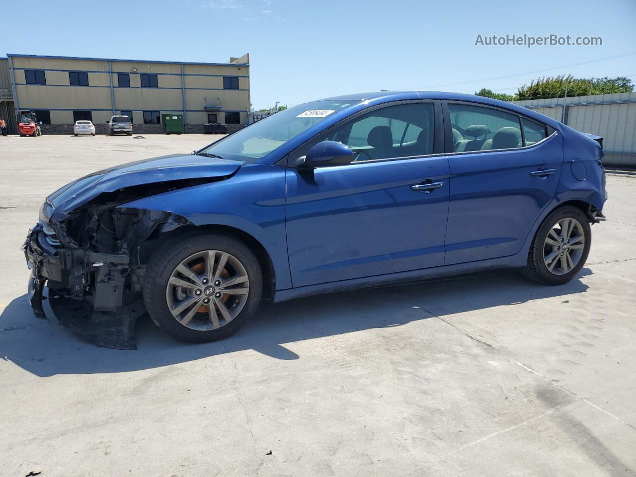 2017 Hyundai Elantra Se Blue vin: 5NPD84LF1HH045688