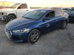 2017 Hyundai Elantra Se Синий vin: 5NPD84LF1HH047375