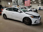 2017 Hyundai Elantra Se White vin: 5NPD84LF1HH056643