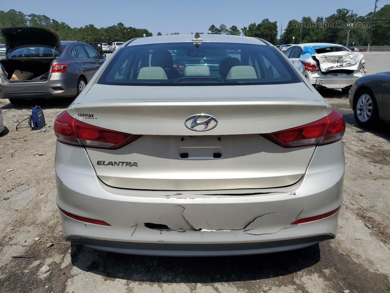 2017 Hyundai Elantra Se Золотой vin: 5NPD84LF1HH141806