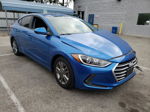 2017 Hyundai Elantra Se Синий vin: 5NPD84LF1HH157018