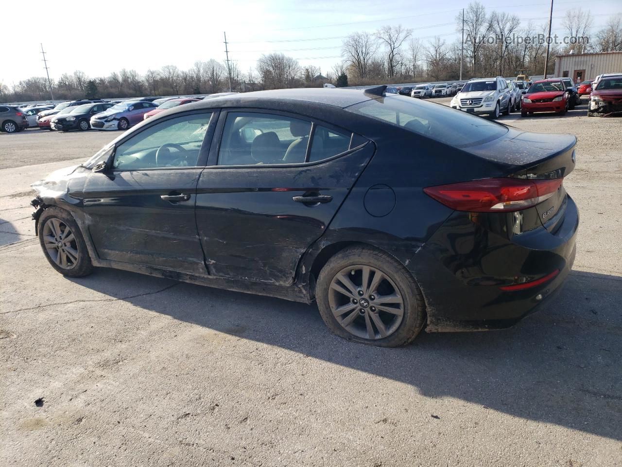 2017 Hyundai Elantra Se Black vin: 5NPD84LF1HH169847