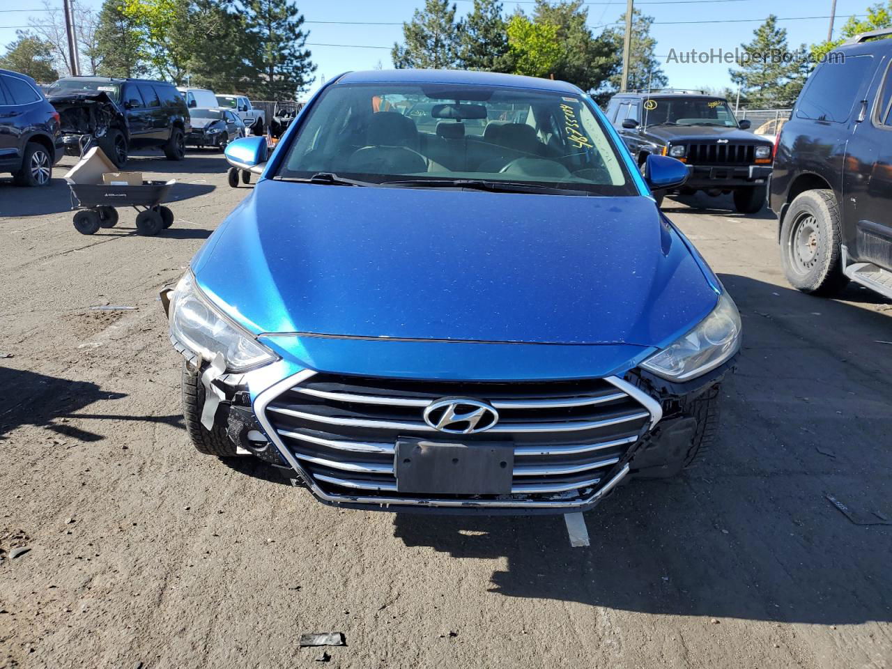 2018 Hyundai Elantra Sel Blue vin: 5NPD84LF1JH215912