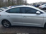 2018 Hyundai Elantra Sel Серебряный vin: 5NPD84LF1JH220317