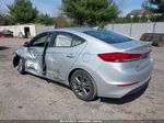 2018 Hyundai Elantra Sel Серебряный vin: 5NPD84LF1JH226280