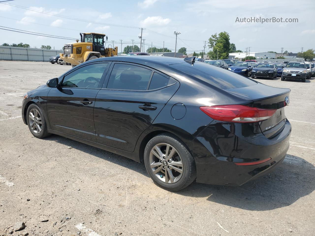 2018 Hyundai Elantra Sel Black vin: 5NPD84LF1JH235464