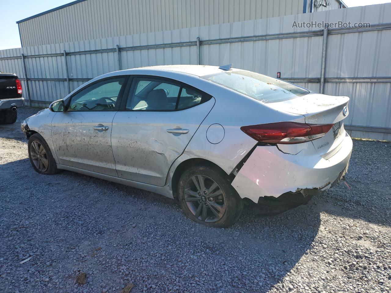 2018 Hyundai Elantra Sel Silver vin: 5NPD84LF1JH262843