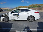 2018 Hyundai Elantra Value Edition White vin: 5NPD84LF1JH274233