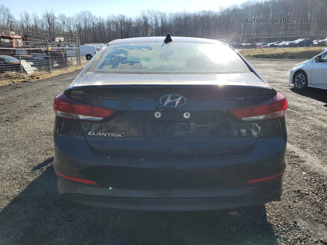 2018 Hyundai Elantra Sel Black vin: 5NPD84LF1JH275754