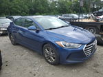 2018 Hyundai Elantra Sel Blue vin: 5NPD84LF1JH329778