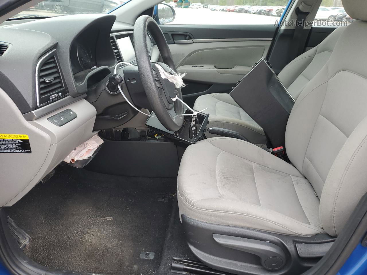 2018 Hyundai Elantra Sel Blue vin: 5NPD84LF1JH330333
